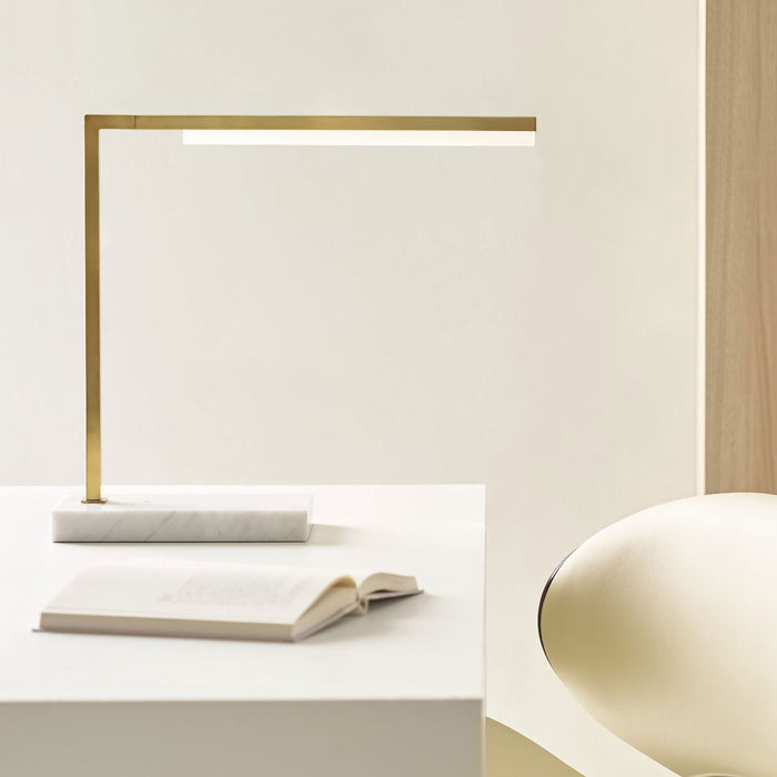Klee LED Table Lamp in office.