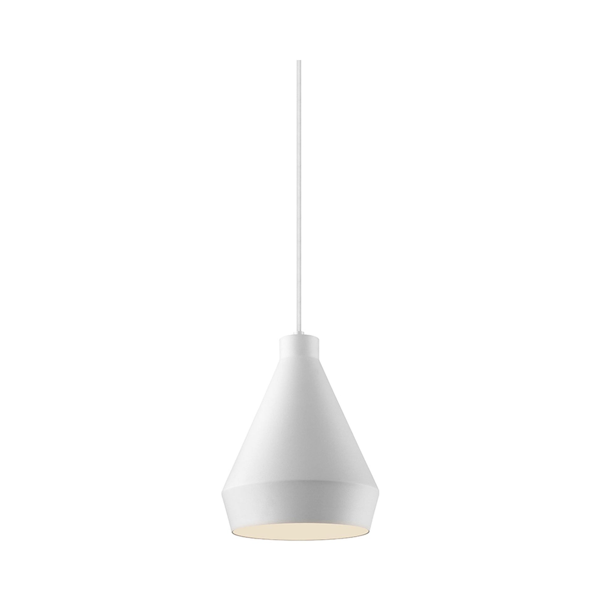 Koma Taisho Pendant Light in Satin White.