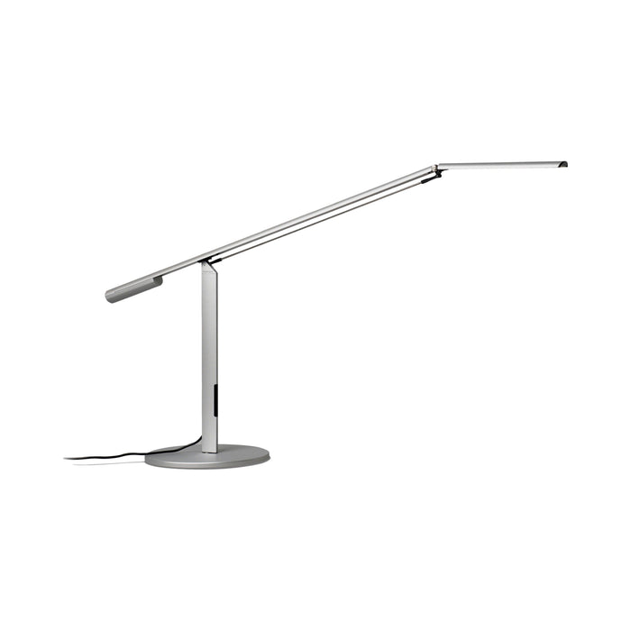 Equo LED Desk Lamp in Silver.