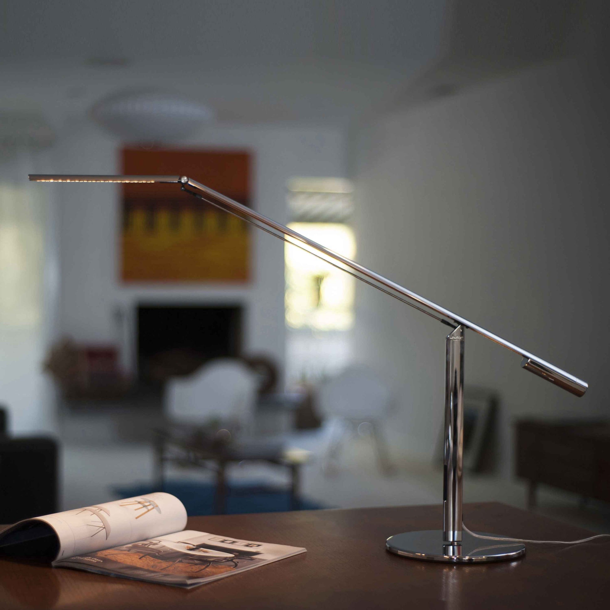 Equo LED Desk Lamp in office.