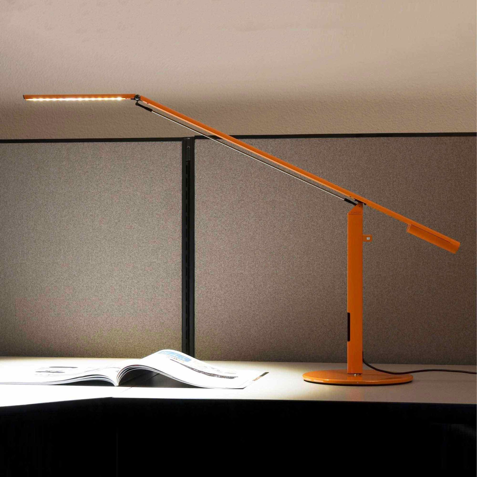 Equo LED Desk Lamp in office.