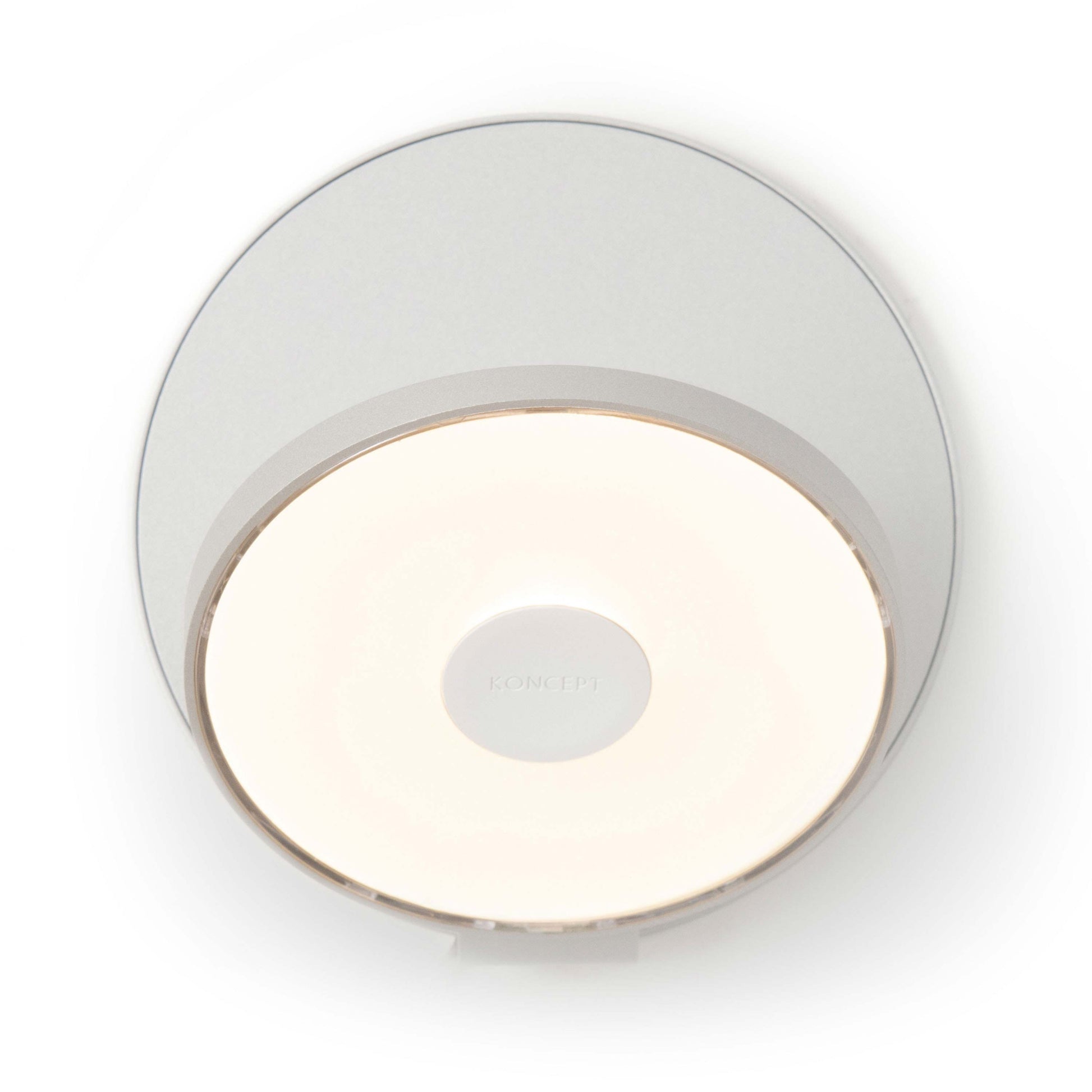 Gravy Hardwire LED Wall Light in Silver/Silver.