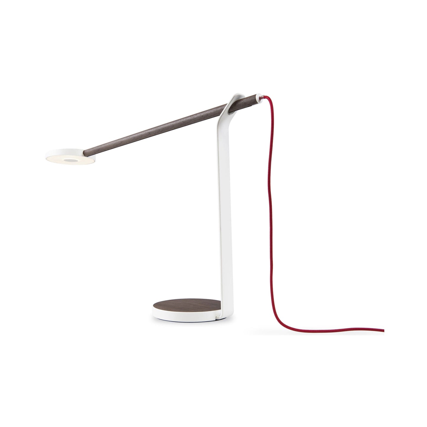 Gravy LED Desk Lamp in Walnut.