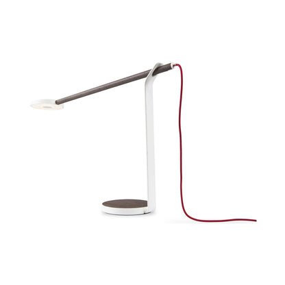 Gravy LED Desk Lamp in Walnut.