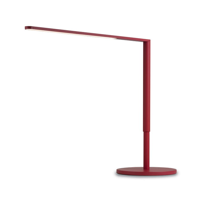 Lady7 LED Desk Lamp in Matte Red.