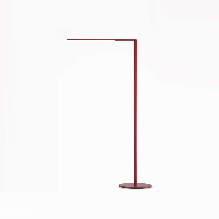 Lady7 LED Floor Lamp in Matte Red.
