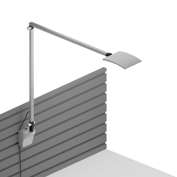 Mosso Pro LED Desk Lamp in Silver/Wall Mount.