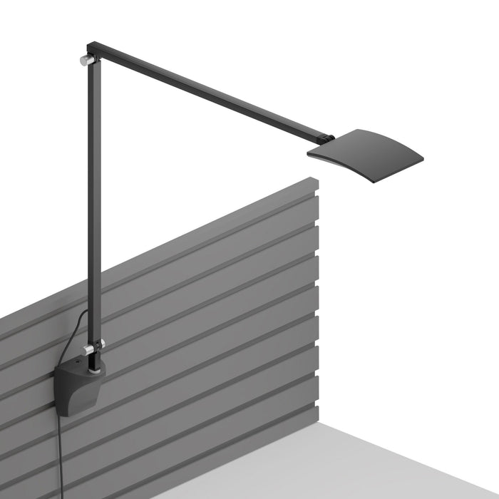 Mosso Pro LED Desk Lamp in Matte Black/Wall Mount.