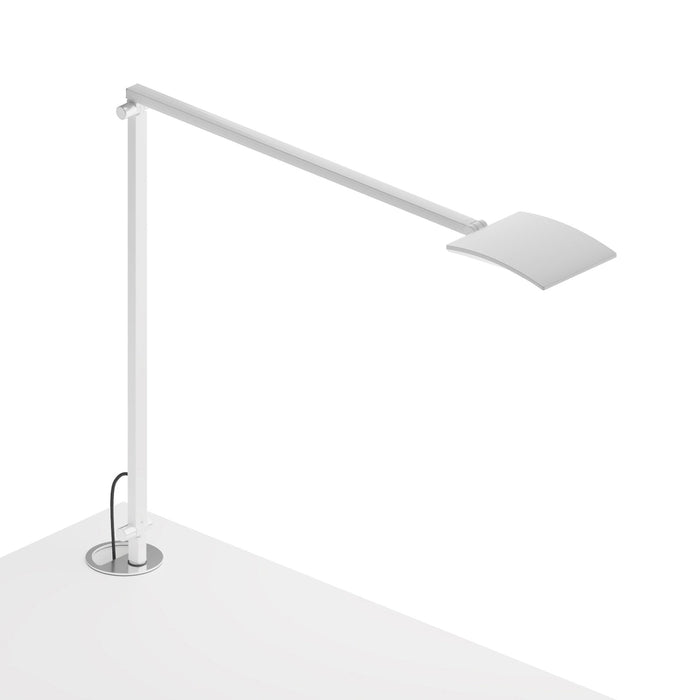 Mosso Pro LED Desk Lamp in White/Grommet Mount.