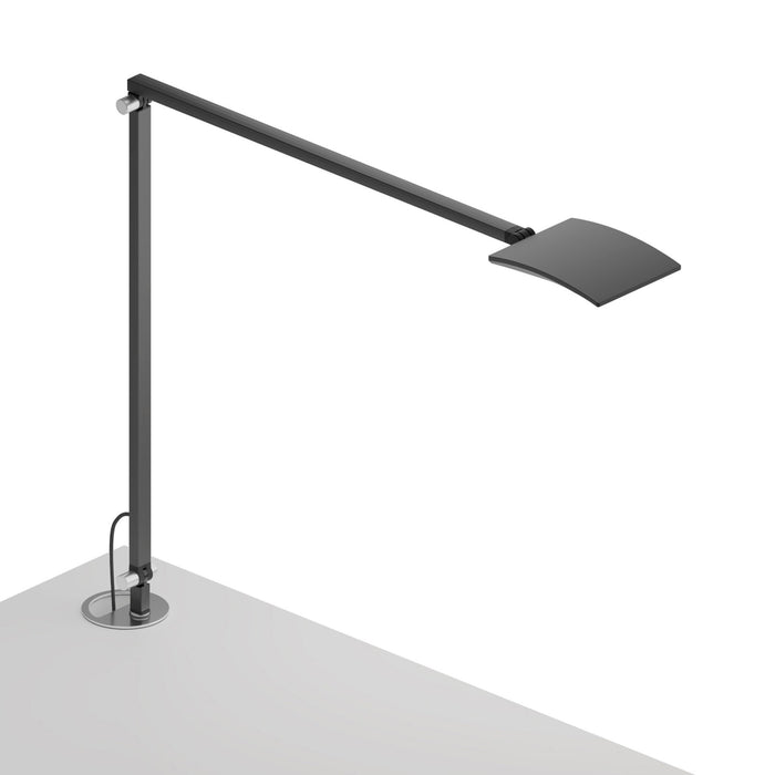 Mosso Pro LED Desk Lamp in Matte Black/Grommet Mount.