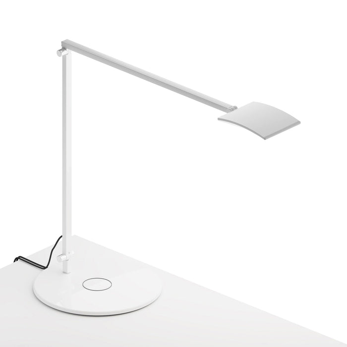Mosso Pro LED Desk Lamp in White/Wireless Charging Qi Base .
