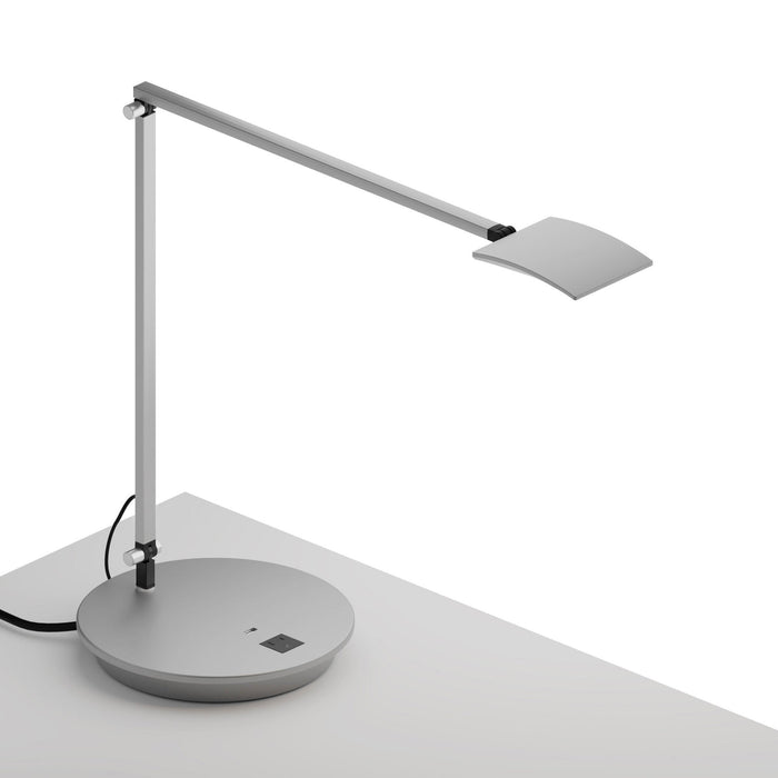 Mosso Pro LED Desk Lamp in Silver/Power Base.
