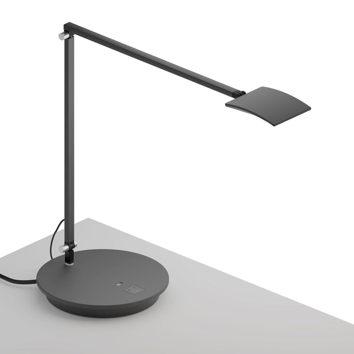 Mosso Pro LED Desk Lamp in Matte Black/Power Base.