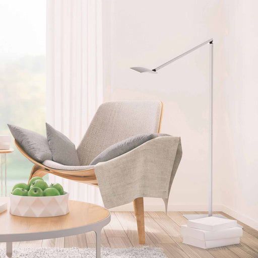 Mosso Pro LED Floor Lamp in living room.