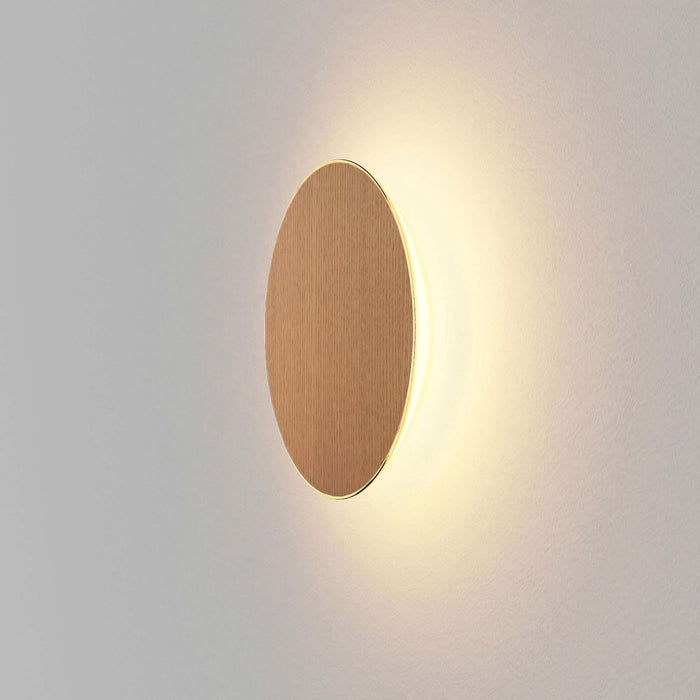 Ramen LED Outdoor Wall Light in Large/White Oak.