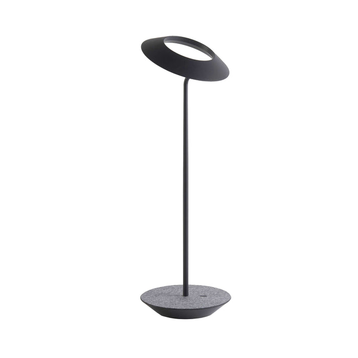 Royyo LED Desk Lamp in Matte Black and Oxford Felt.