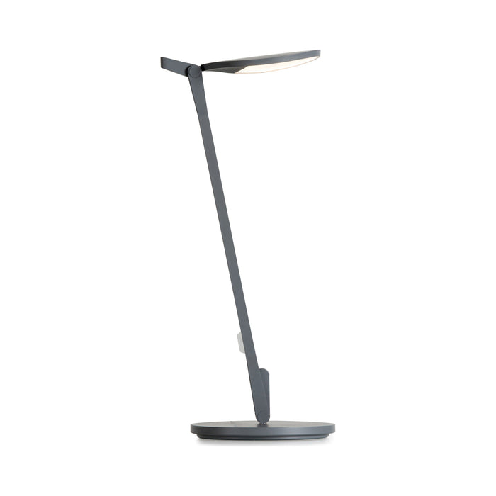 Splitty LED Desk Lamp in Matte Grey/Standard Desk Base.
