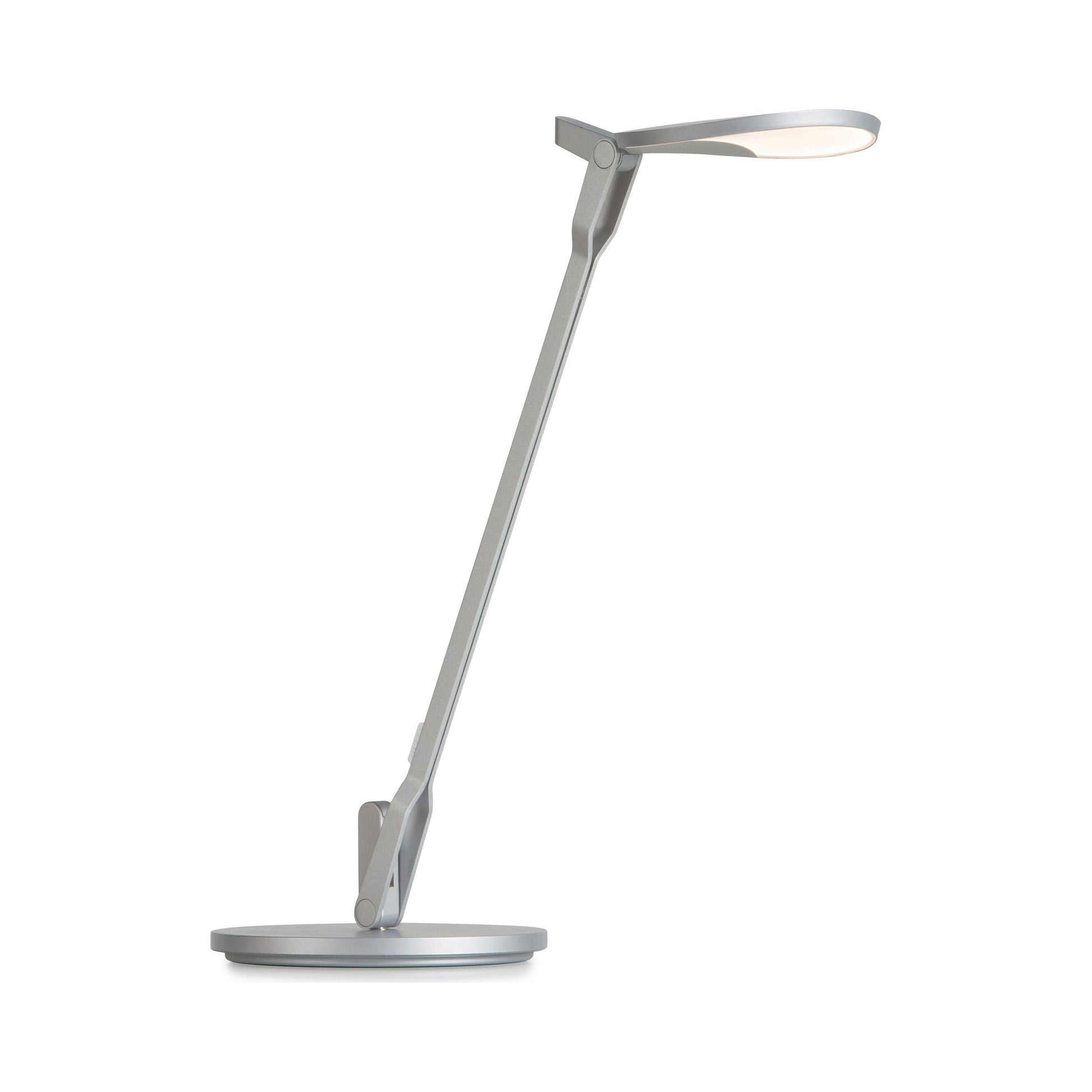 Splitty LED Desk Lamp in Silver (Standard Desk Base).