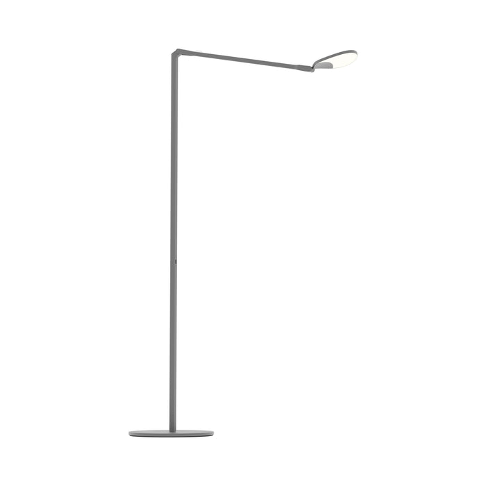 Splitty LED Floor Lamp in Matte Grey.