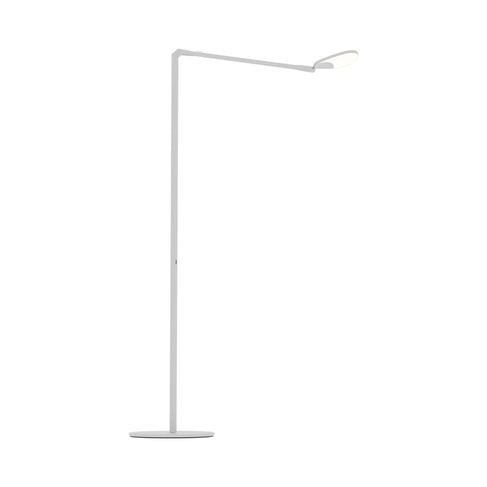 Splitty LED Floor Lamp in Silver.