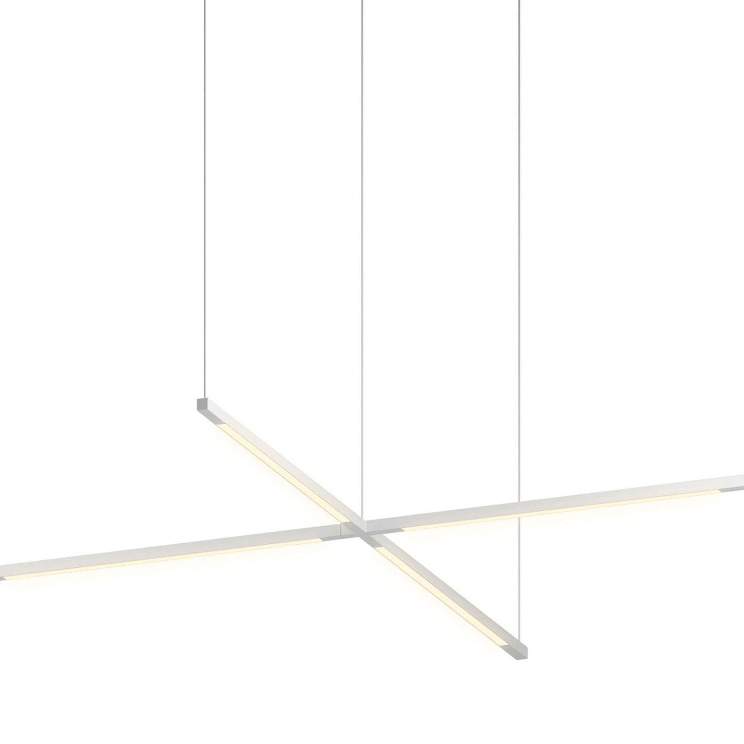 Z-Bar Cross LED Pendant Light in Detail.