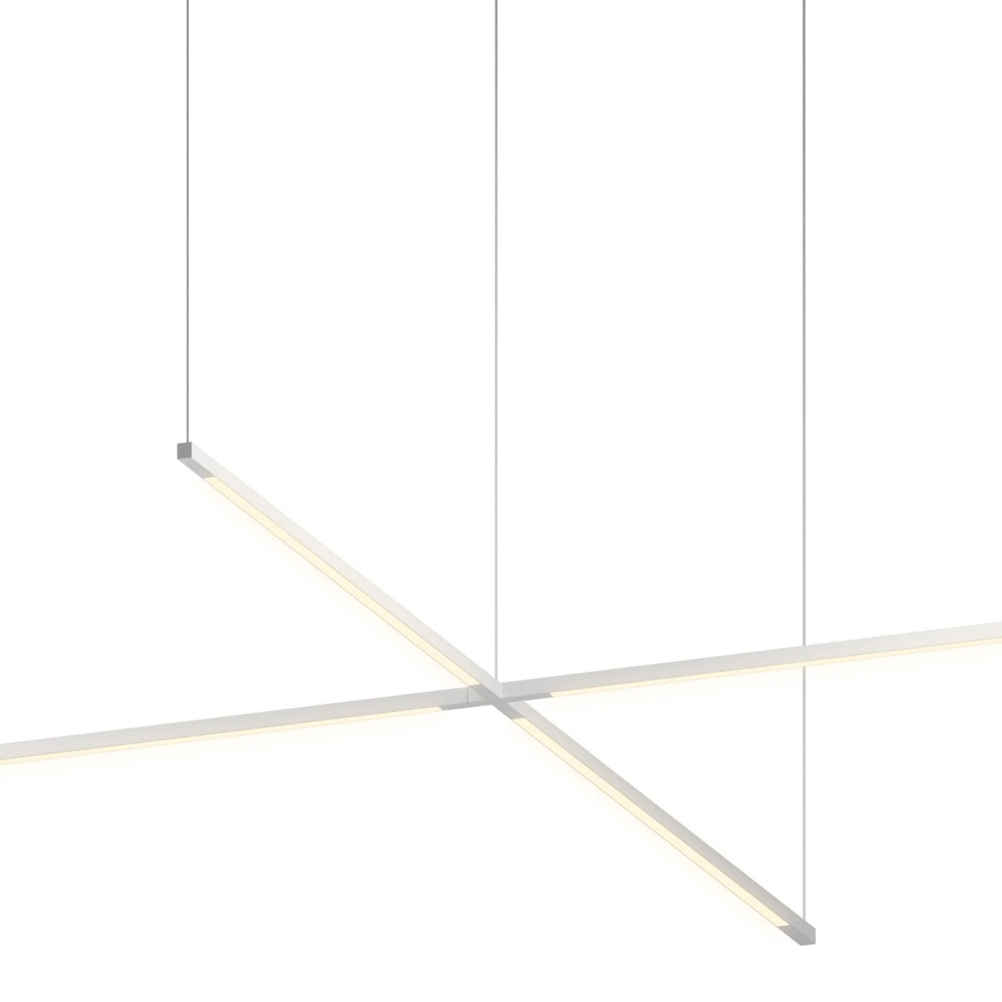 Z-Bar Cross LED Pendant Light in Detail.