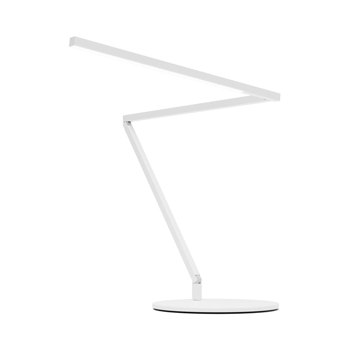 Z-Bar Gen 4 LED Desk Lamp in Matte White.
