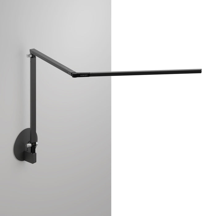Z-Bar LED Desk Lamp in Silver/Desk Base.