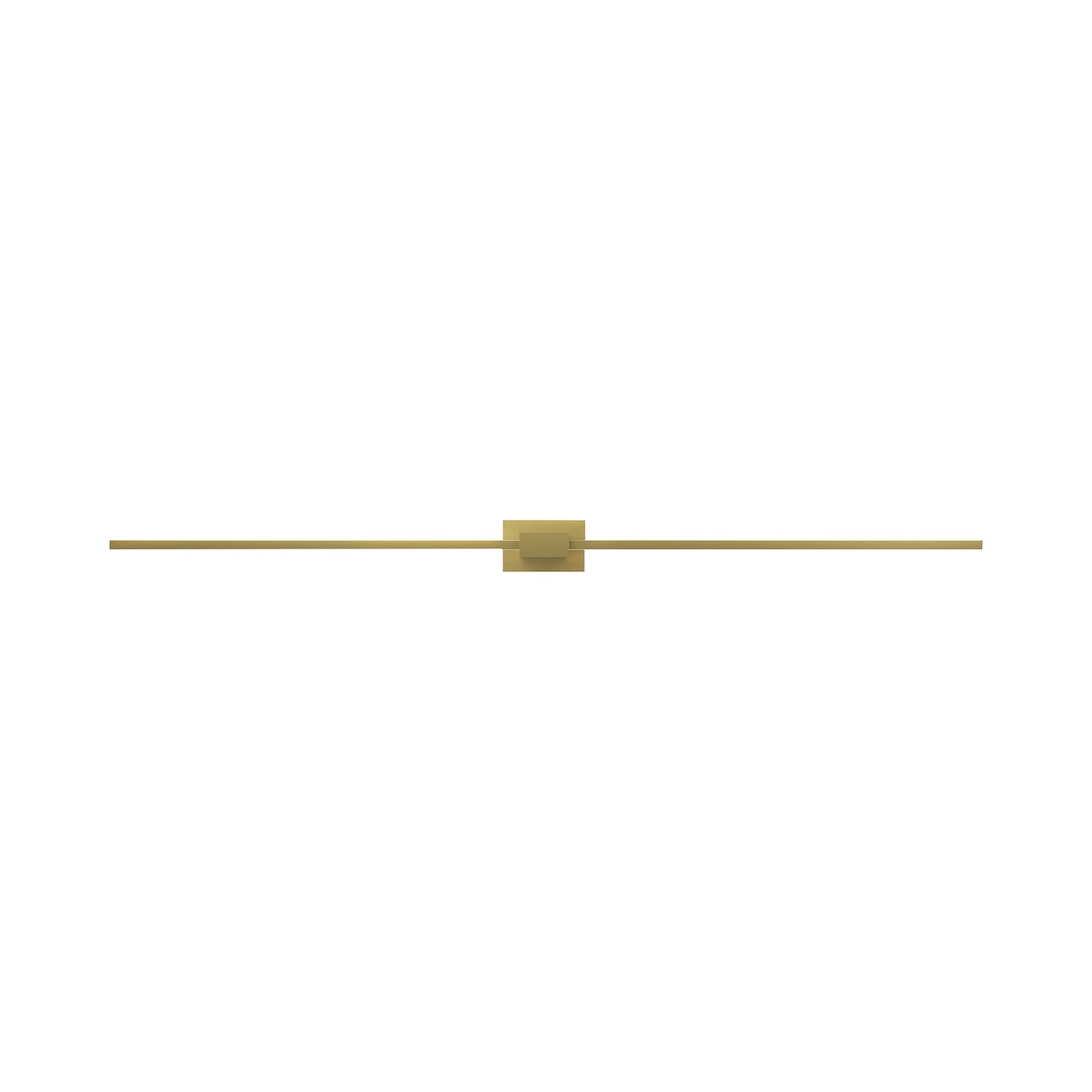 Z-Bar LED Wall Light in Gold/Center Mount (48-Inch).