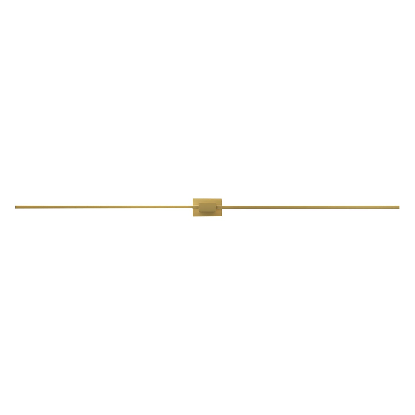 Z-Bar LED Wall Light in Gold/Center Mount (60-Inch).