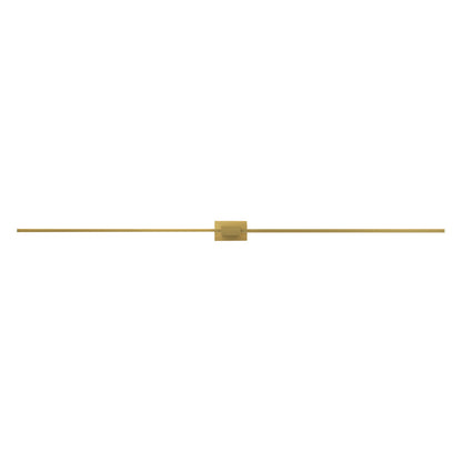 Z-Bar LED Wall Light in Gold/Center Mount (60-Inch).