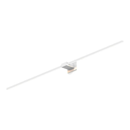 Z-Bar LED Wall Light in Matte White/Center Mount (60-Inch).