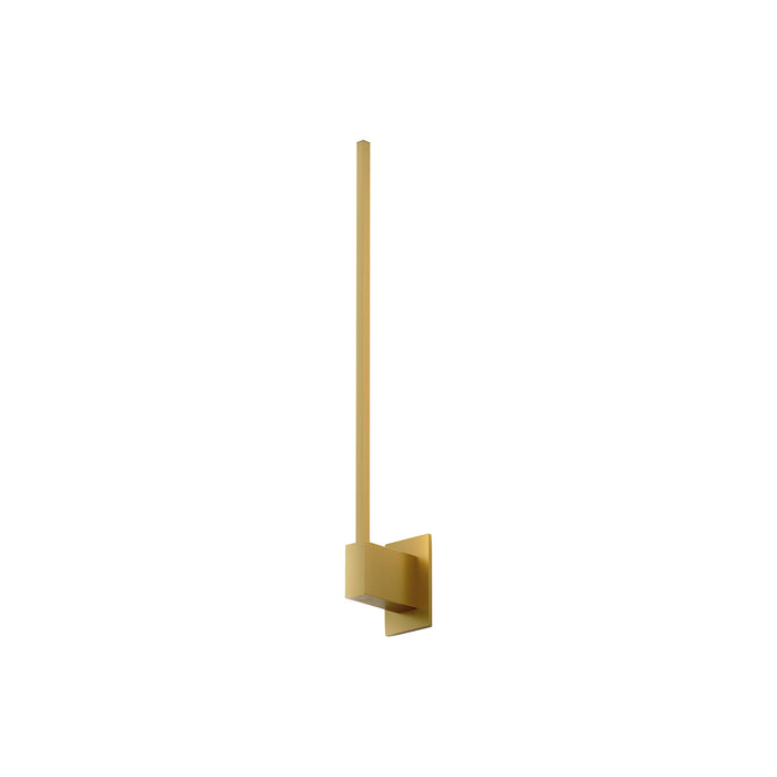 Z-Bar LED Wall Light in Gold/End Mount (24-Inch).