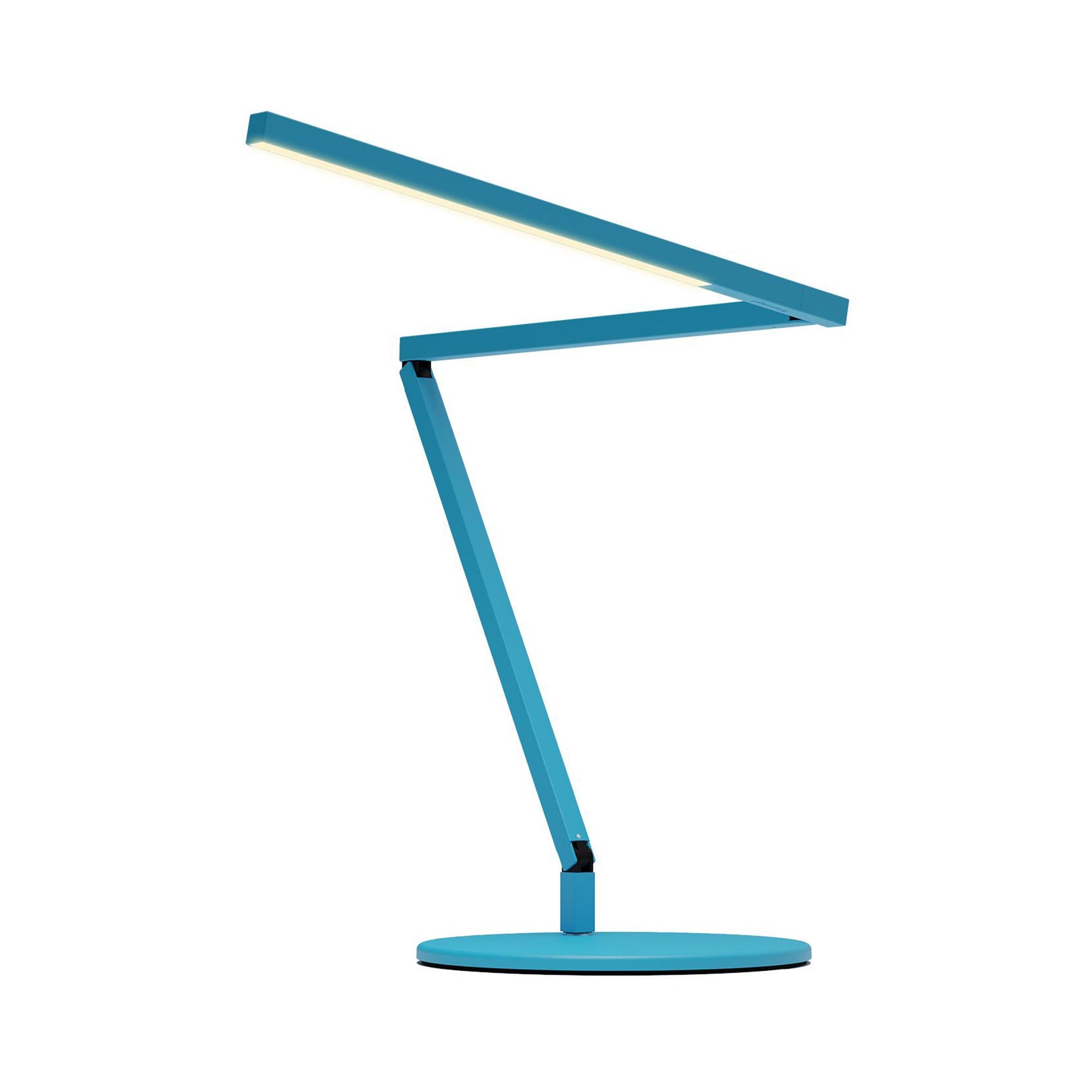 Z-Bar Mini Gen 4 LED Desk Lamp in Koncept Blue (Desk Base).