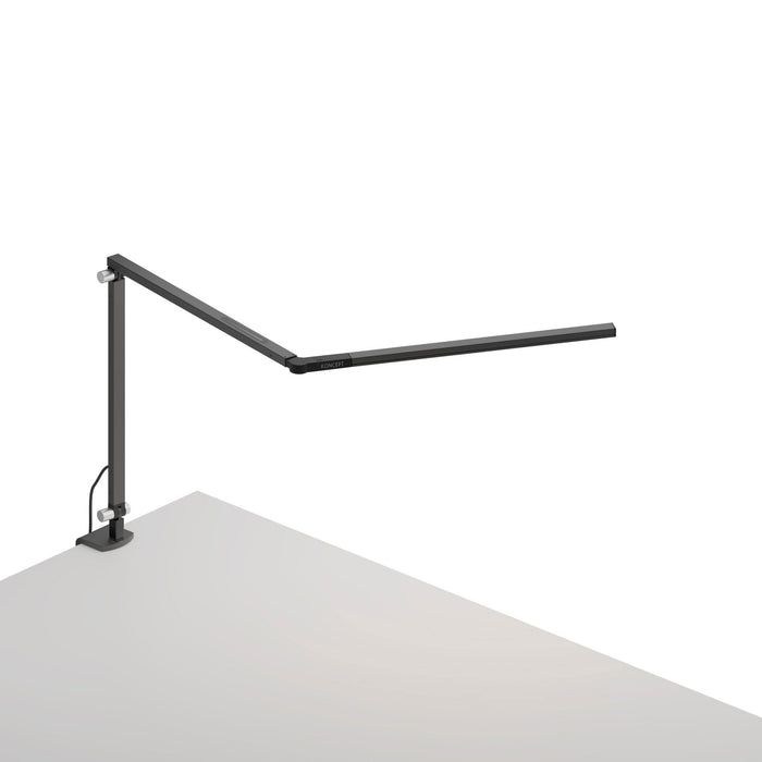 Z-Bar Mini LED Desk Lamp in Metallic Black.