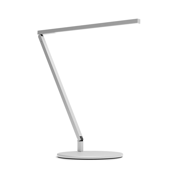 Z-Bar Solo Gen 4 LED Desk Lamp in Silver.