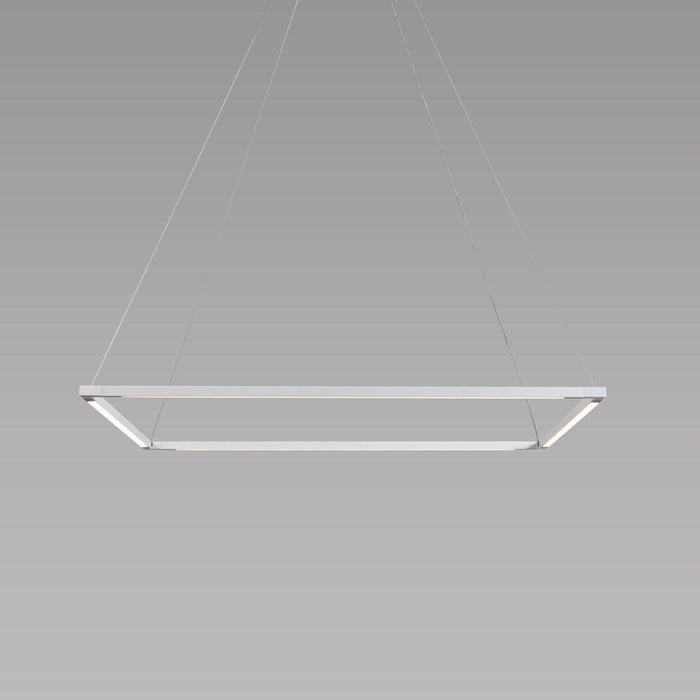 Z-Bar Square LED Pendant Light in Detail.
