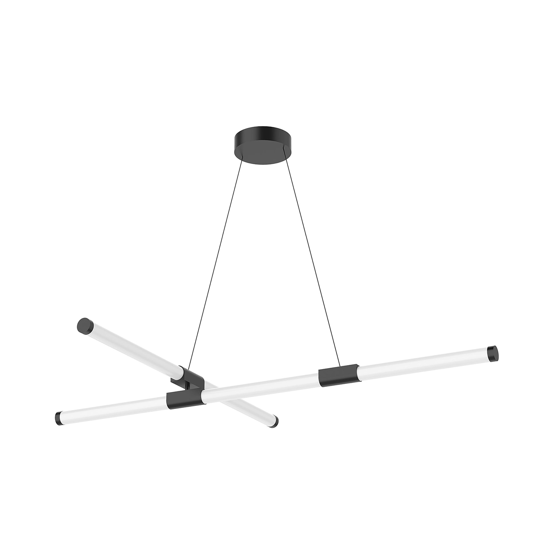 Akari LED Pendant Light in Black (49.5-Inch).