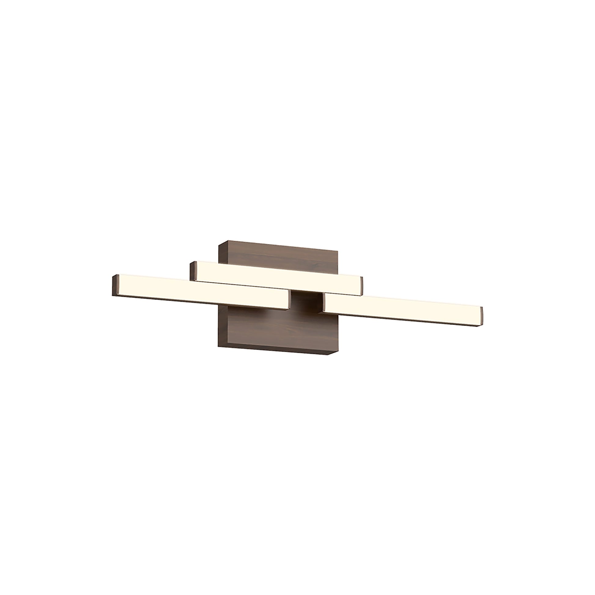 Anello Minor LED Bath Vanity Light in Walnut (Small).