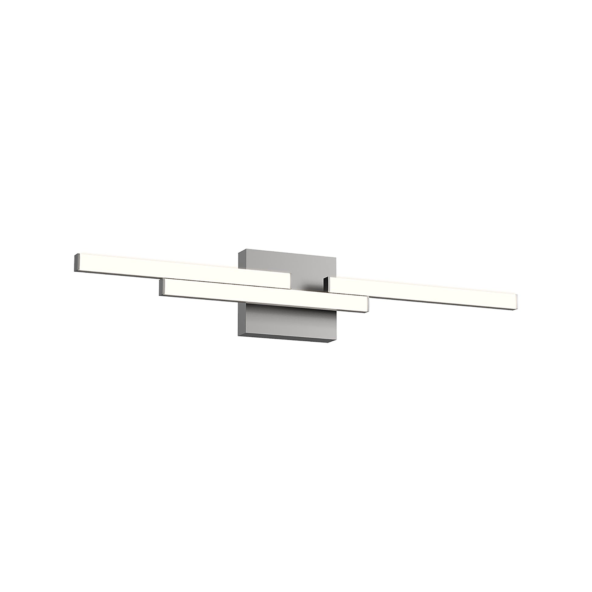 Anello Minor LED Bath Vanity Light in Brushed Nickel (Medium).