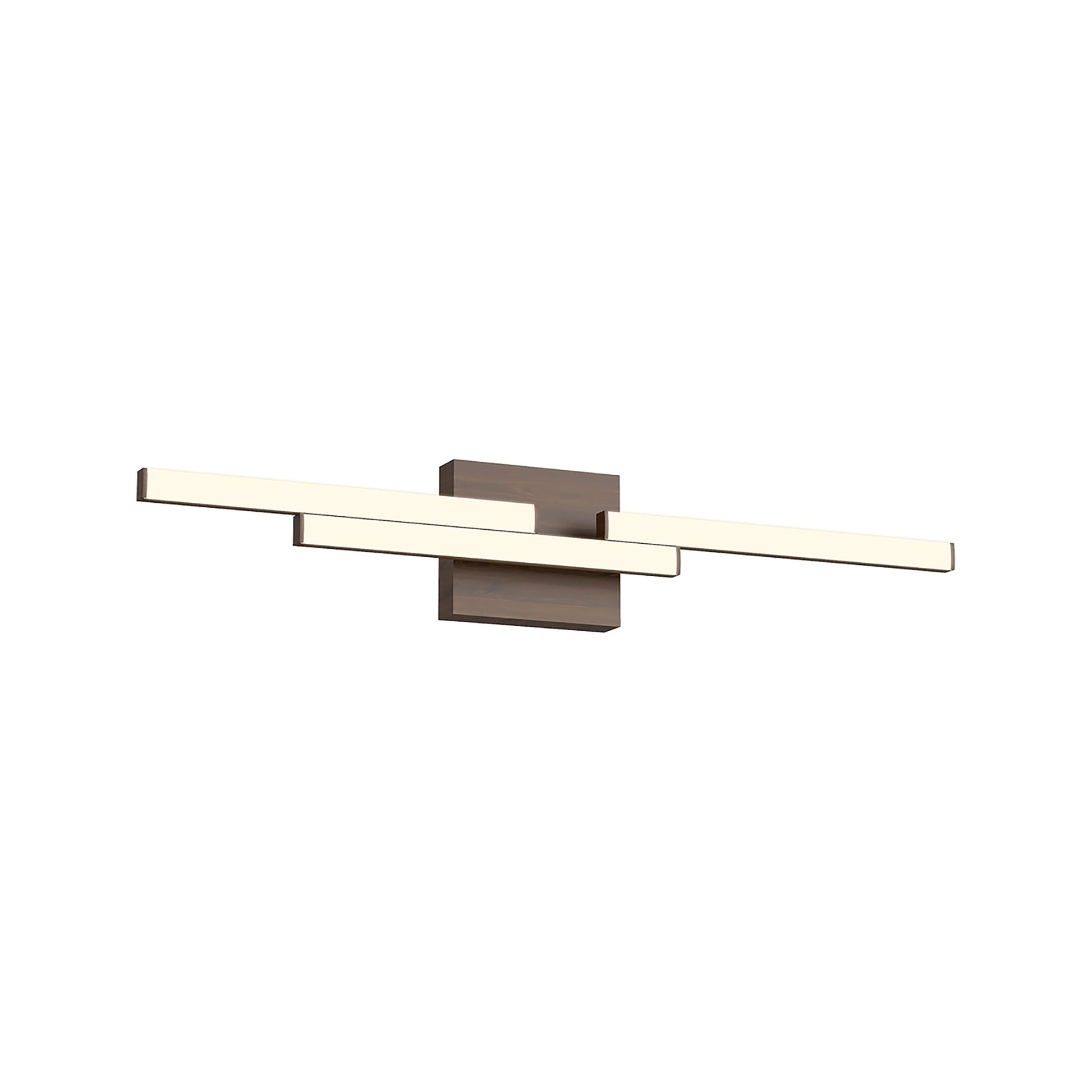 Anello Minor LED Bath Vanity Light in Walnut (Medium).