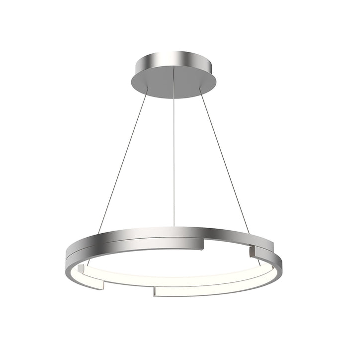 Anello Minor LED Pendant Light in Brushed Nickel (Small).