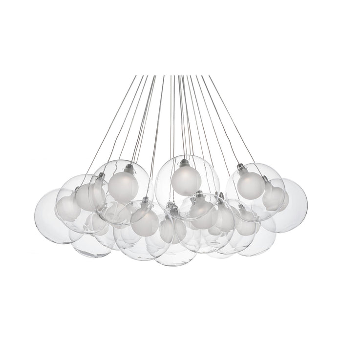 Bolla LED Chandelier in Clear Glass (Large).