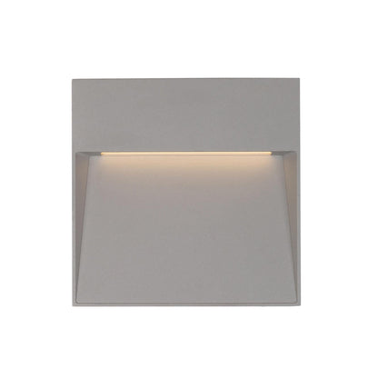 Casa Outdoor LED Wall Light in Grey (6.75-Inch).