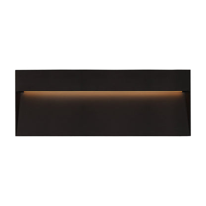 Casa Outdoor LED Wall Light in Black (12-Inch).