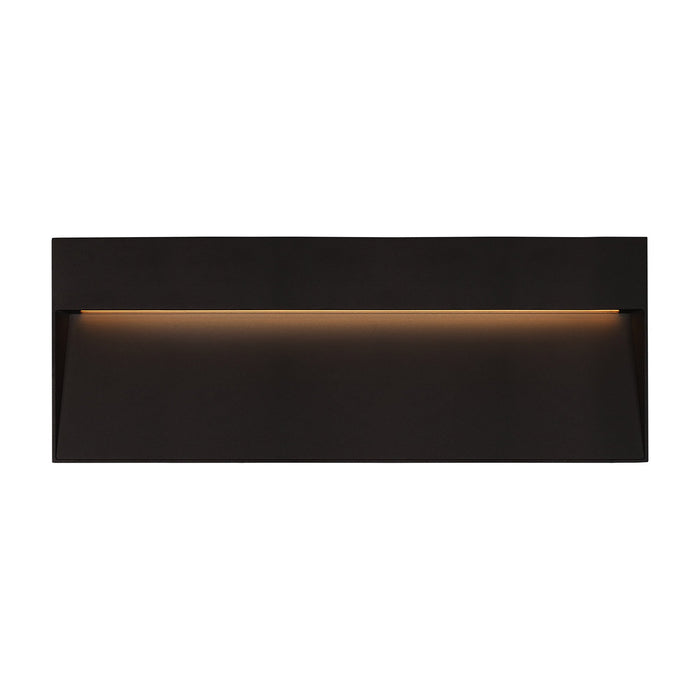 Casa Outdoor LED Wall Light in Black (12-Inch).