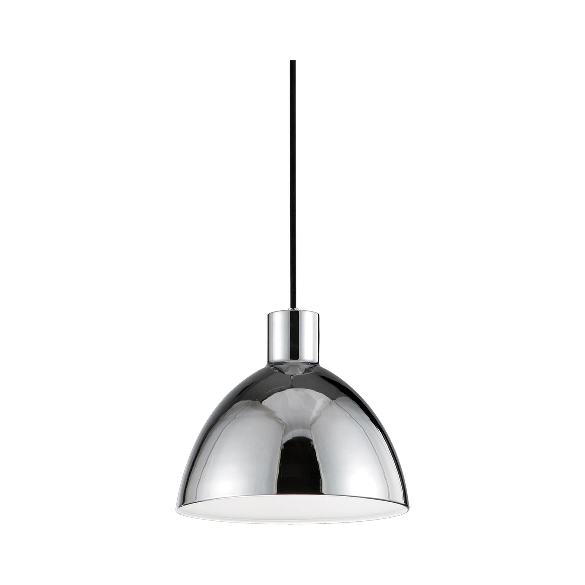 Chroma LED Pendant Light in Chrome (Small).