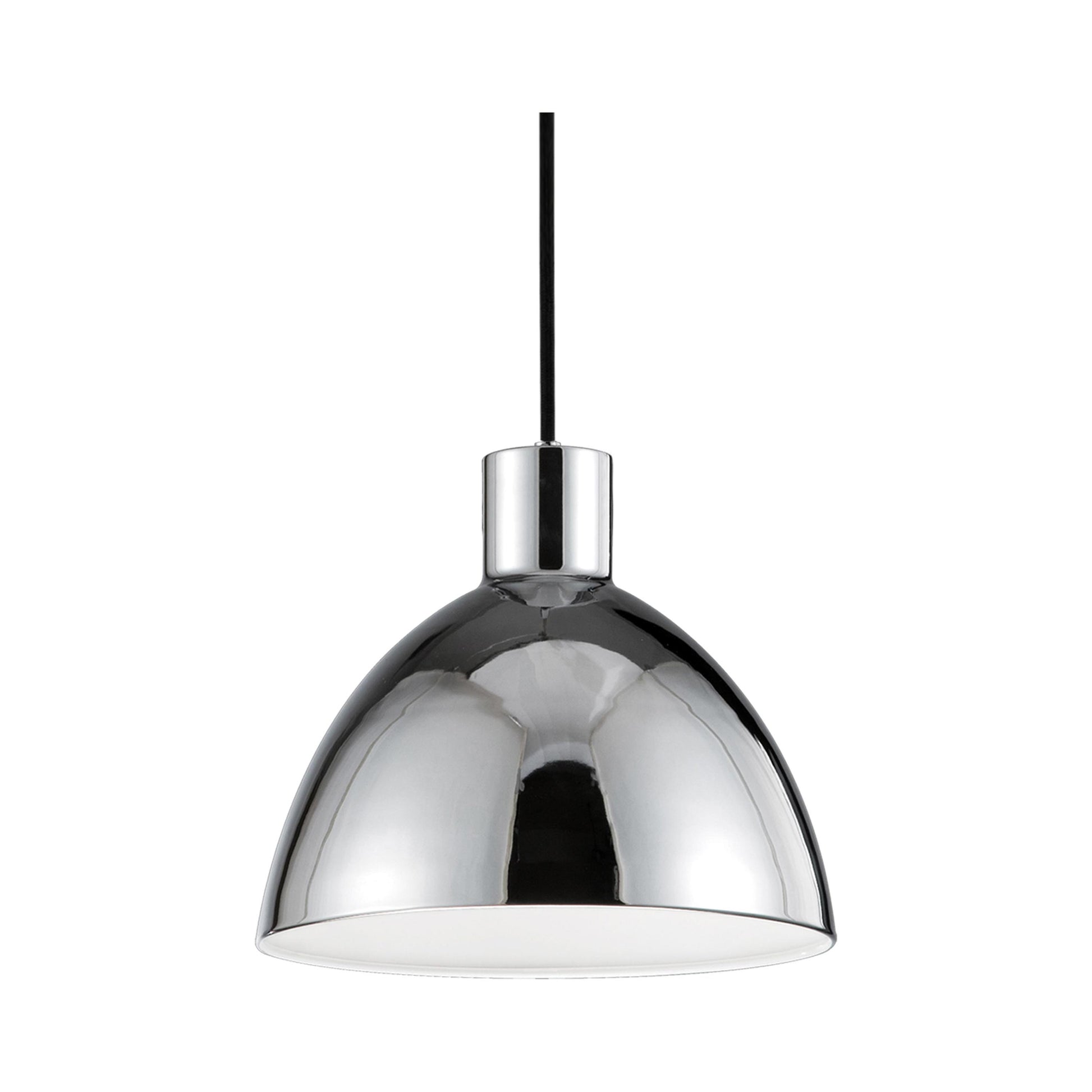 Chroma LED Pendant Light in Chrome (Large).