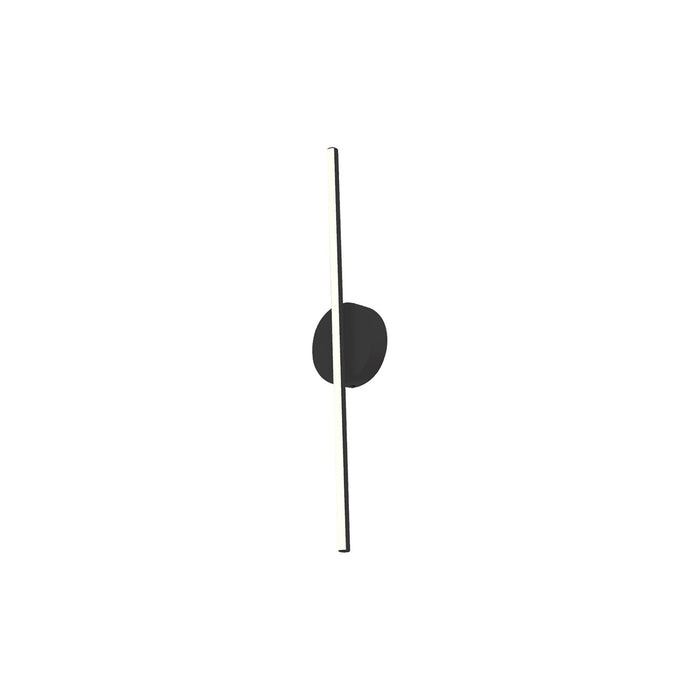 Chute LED Wall Light in Black (Small).