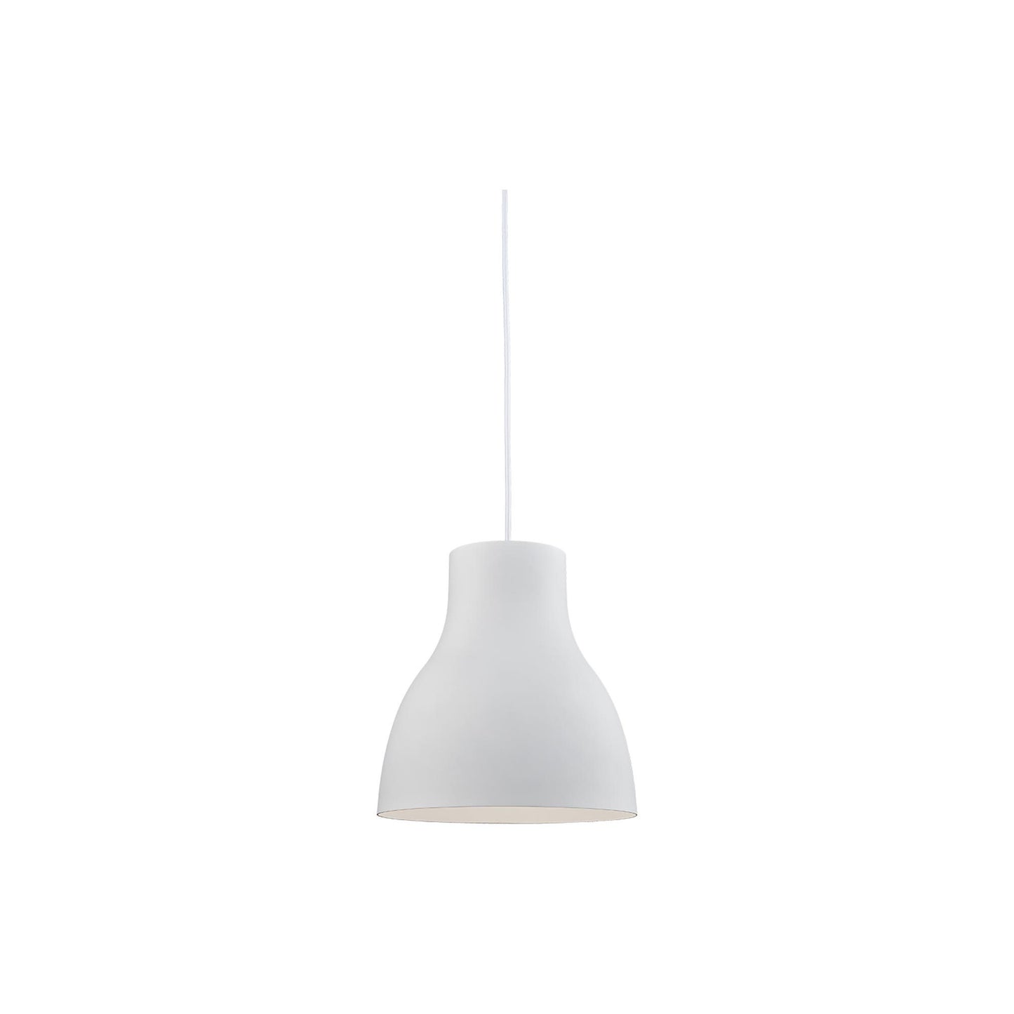 Cradle Pendant Light in White (Small).